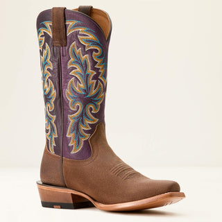 Ariat Men's Futurity Champ Boot {Dijon Roughout/Royal Purple}
