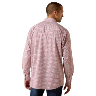 Ariat Men's Truth Medallion Pearl Snap {Brick Red}