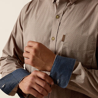 mens dress shirts arrow Ariat Men's Monty String Arrow Stripe Modern Fit Shirt 10073643