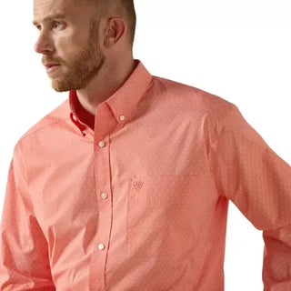 Ariat Men's Jerry LS Button Down {Emberglow Speckled}