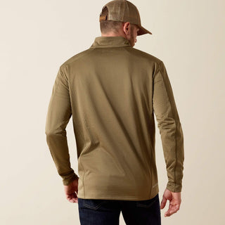 Ariat Men's Hex Fleece 1/2 Zip Baselayer {Dusky Green}
