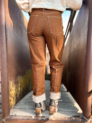 Ariat Women’s Ultra High Rise Relaxed Jean {Pecan Brown}