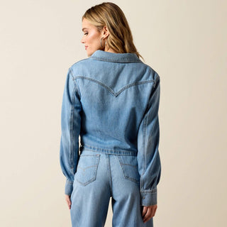 Ariat Cropped Comfort Denim Shirt {Alameda}