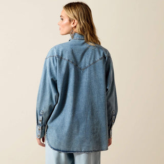 Ariat Charleston Denim Snap Long Sleeve Shirt