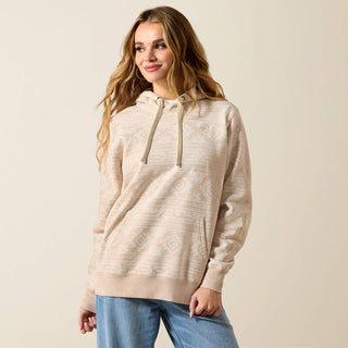 Ariat Women's Logo 2.0 Hoodie {Khaki Heather Southwest}