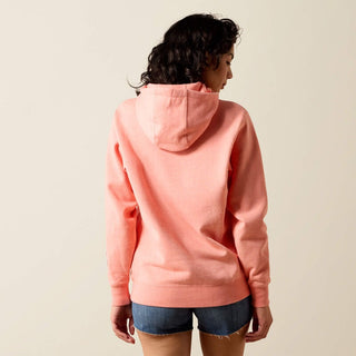 Ariat Women's Logo 2.0 Hoodie {Peach Amber Heather}