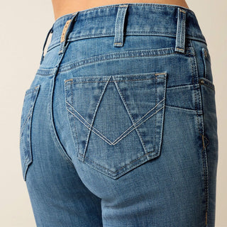 Ariat Women's Silvie Straight Leg Crop Jean {Glenwood}