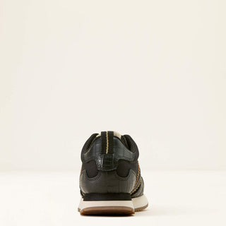 Ariat Women's Ranch Runner Shoe {Black Luxe Caviar Croc}