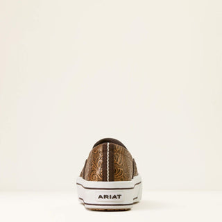 Ariat Skylar Slip On Shoe {Brown Floral Embossed}