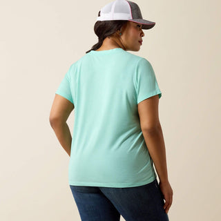 Ariat Women's Compass V-Neck Tee {Holiday Heather}