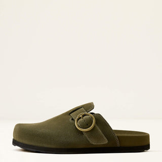 Ariat Women's Country Mule Shoe {Olive Suede}