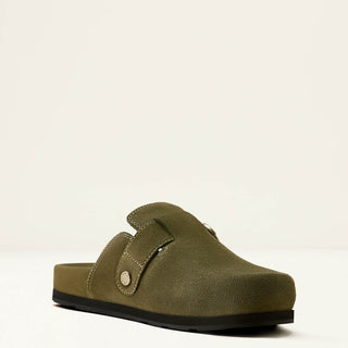 Ariat Women's Country Mule Shoe {Olive Suede}