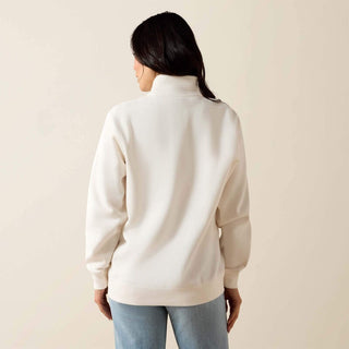 Ariat Women's Traveler 1/2 Zip Sweatshirt {Sea Salt}