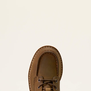 Ariat Youth Lift Lacer Moc Toe Work Boot {Distressed Brown}