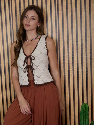 The Maple Knit Vest {Natural}