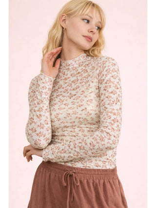 The Dusty Rose Mesh Top 1