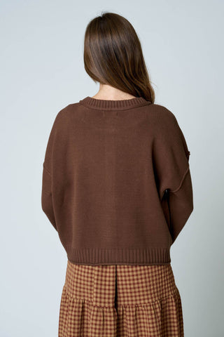 The Briella Raw Edge Cardigan 2