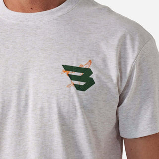 Burlebo Men's Duck Flying B-Green Logo  SST-DKFB-OAT - Burlebo 4