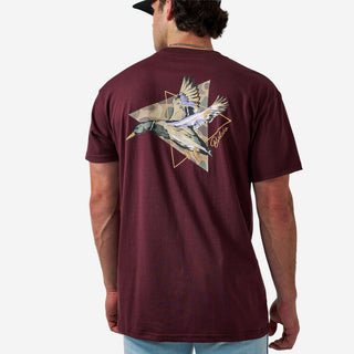 Burlebo Men's Pintail Triangle Duck Tee  SST-PTRI-MAR - Burlebo 1