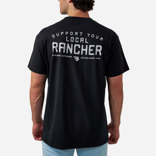 Burlebo Men's Local Rancher SS Tee  SST-LR-BLK - Burlebo 1