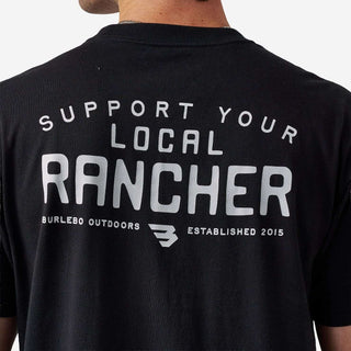 Burlebo Men's Local Rancher SS Tee  SST-LR-BLK - Burlebo 4