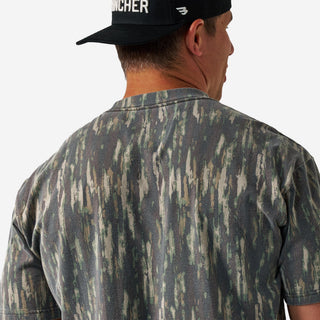Burlebo Men's Vintage Washed Tee  VWT-MIDC - Burlebo 2
