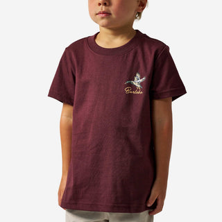 Burlebo Youth Pintail Triangle Duck Tee {Maroon}