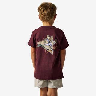Burlebo Youth Pintail Triangle Duck Tee {Maroon}