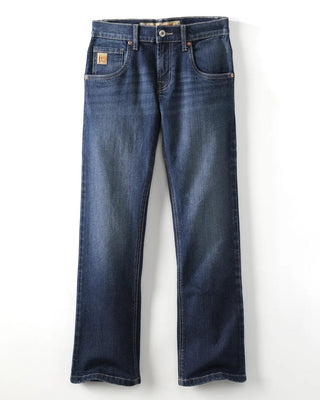 Cinch Boys Slim Mid Rise Boot Cut Jeans {Dark Stone}