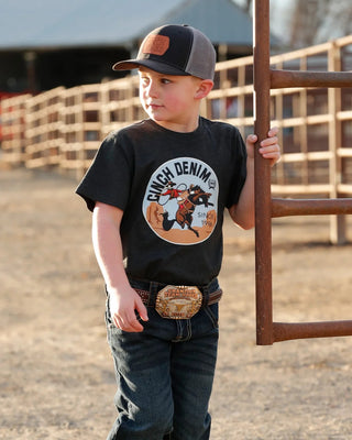 Cinch Youth Bronc Tee {Gray}