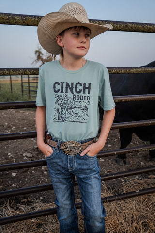 Cinch Boys Rodeo Tee {Teal}
