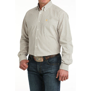 Cinch Men's Geo Printed LS Button Down - Cinch 1