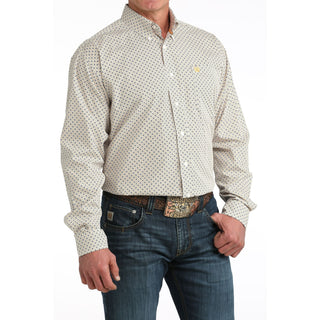 Cinch Men's Geo Printed LS Button Down - Cinch 2