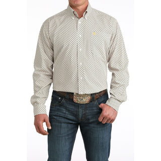 Cinch Men's Geo Printed LS Button Down - Cinch 4