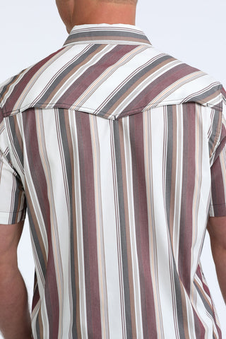 Cinch Men's Camp Pearl Snap {White}