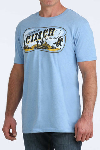Cinch Men's Western Heritage Tee {Blue}
