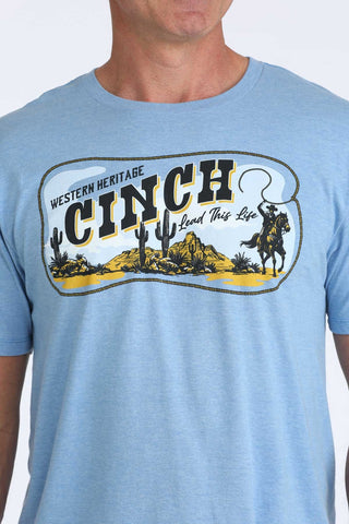 Cinch Men's Western Heritage Tee {Blue}