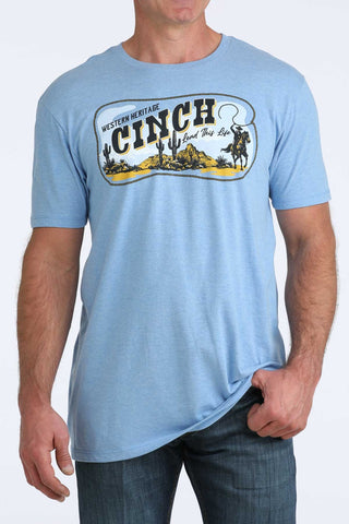 Cinch Men's Western Heritage Tee {Blue}