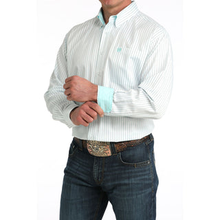 Cinch Men's Striped LS Button Down - Cinch 1