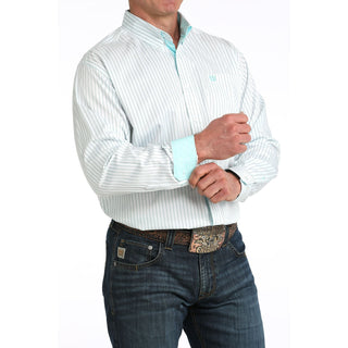 Cinch Men's Striped LS Button Down - Cinch 2