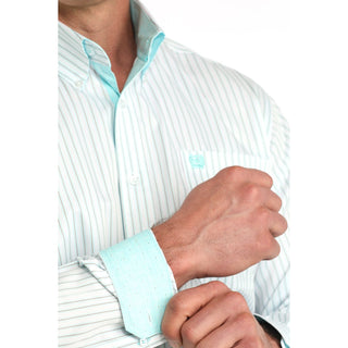 Cinch Men's Striped LS Button Down - Cinch 3