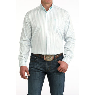 Cinch Men's Striped LS Button Down - Cinch 4