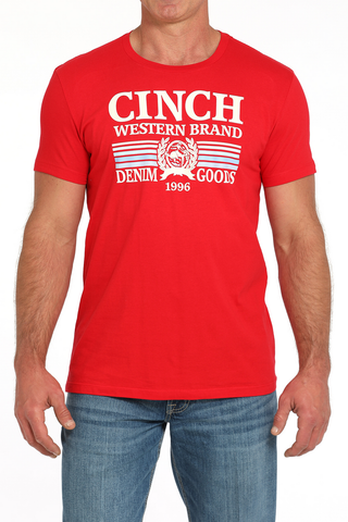 Cinch Logo Denim Goods Tee - Cinch