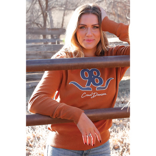 Cruel Denim "98"  Longhorn Sweatshirt {Brown}