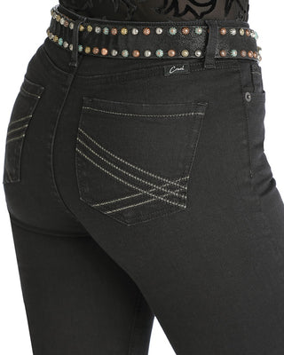 Cruel Denim Moderate Rise Trousers {Black}