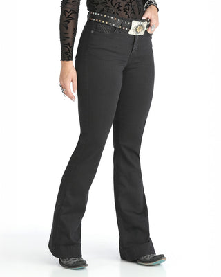 Cruel Denim Moderate Rise Trousers {Black}