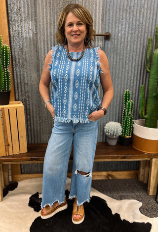 cruel-girl-aztec-chambray-tank-top-1