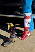 Lucky Chuck "Don't Ride in Fear" Socks {Red}