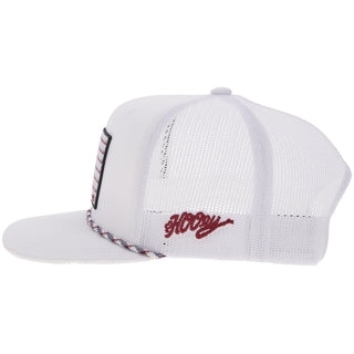 Hooey Men's "Liberty Roper" Flag Patch Cap  2610T-WH - Hooey 5