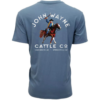 Hooey Men's John Wayne Cattle Co Tee {Dark Denim}
